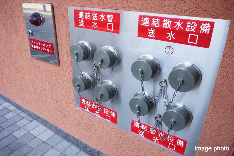 広尾ガーデンヒルズ連結送水管イメージ画像